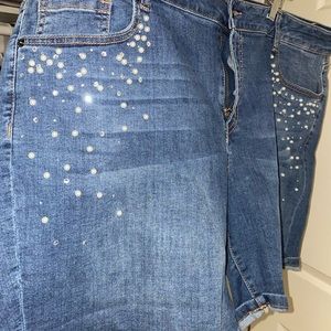 Lane Bryant Jean shorts NWOT